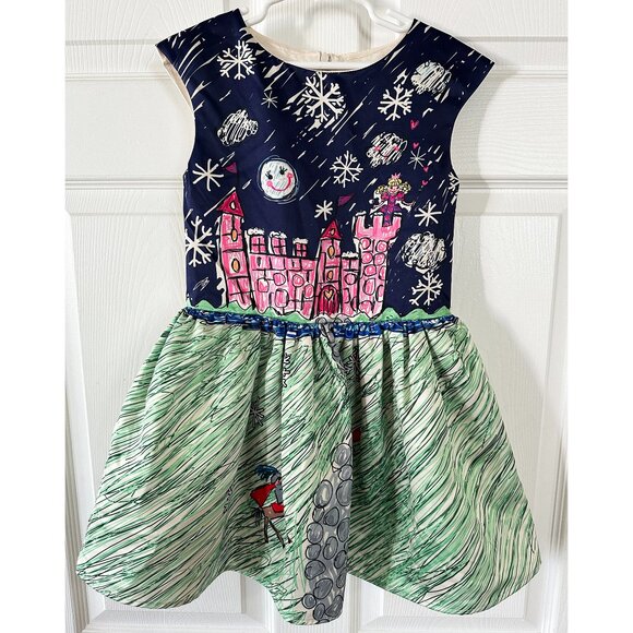 Halabaloo Fairytale Winter Save The Princess Castle Knight dress Girls Size:5 - Picture 1 of 7
